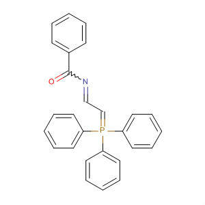 Benzamide, N-[(triphenylphosphoranylidene)ethylidene]- molecular structure