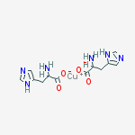 Copper;2-amino-3-(1h-imidazol-5-yl)propanoate molecular structure