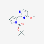 Tert-butyl 2-(4-methoxypyrimidin-2-yl)pyrrole-1-carboxylate molecular structure