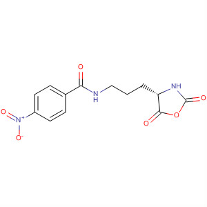 Benzamide, N-[3-(2,5-dioxo-4-oxazolidinyl)propyl]-4-nitro-, (S)-
