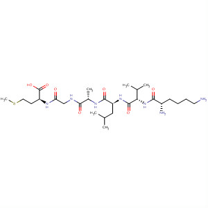 L-Methionine, N-[N-[N-[N-(N-L-lysyl-L-valyl)-L-leucyl]-L-alanyl]glycyl]-