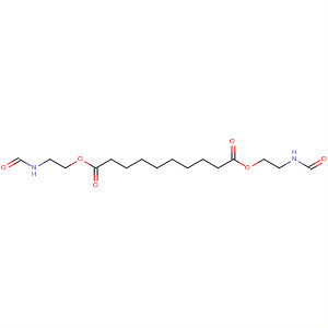 Decanedioic acid, bis[2-(formylamino)ethyl] ester molecular structure