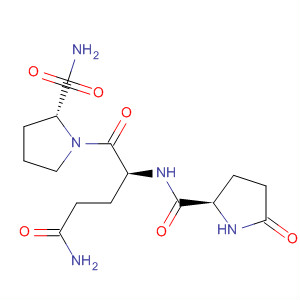 L-Prolinamide, 5-oxo-L-prolyl-L-glutaminyl- molecular structure