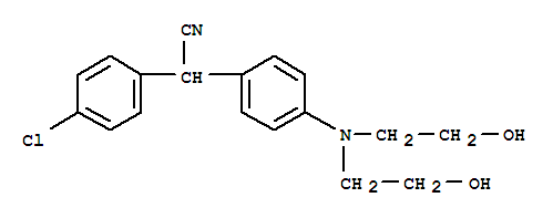 {4-[bis(2-hydroxyethyl)amino]phenyl}(4-chlorophenyl)acetonitrile