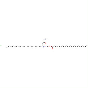 Octadecanoic acid,2-[[2-(methylamino)-2-oxoethyl]octadecylamino]ethyl ester,monohydrochloride molecular structure