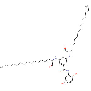 Benzamide,N-(2,5-dihydroxyphenyl)-3,5-bis[(1-oxo-sec-hexadecyl)amino]- molecular structure