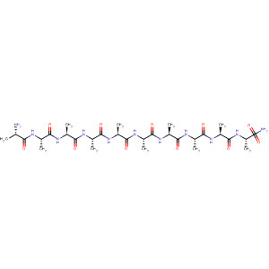 L-Alaninamide,L-alanyl-L-alanyl-L-alanyl-L-alanyl-L-alanyl-L-alanyl-L-alanyl-L-alanyl-L-alanyl- molecular structure