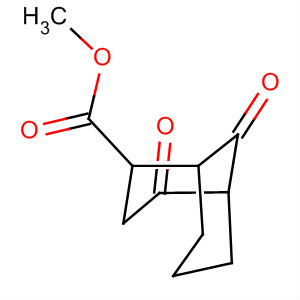 Bicyclo[3.3.1]nonane-2-carboxylic acid, 4,9-dioxo-, methyl ester, exo- molecular structure