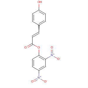 2-Propenoic acid, 3-(4-hydroxyphenyl)-, 2,4-dinitrophenyl ester, (E)- molecular structure
