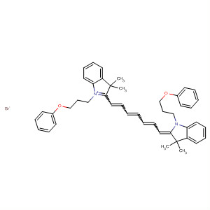 3H-Indolium,2-[7-[1,3-dihydro-3,3-dimethyl-1-(3-phenoxypropyl)-2H-indol-2-ylidene]-1,3,5-heptatrienyl]-3,3-dimethyl-1-(3-phenoxypropyl)-, bromide