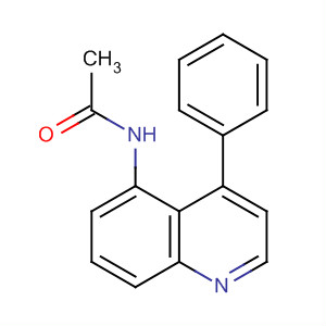 Acetamide, N-(4-phenyl-5-quinolinyl)- molecular structure