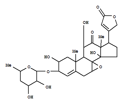7,8-Epoxy-8H-cyclopenta[a]phenanthrene,carda-4,20(22)-dienolide deriv.