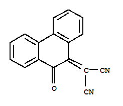 (10-Oxophenanthren-9(10H)-ylidene)malononitrile molecular structure