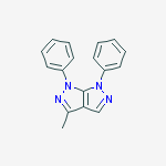 Pyrazolo[3,4-c]pyrazole, 1,6-dihydro-3-methyl-1,6-diphenyl- molecular structure