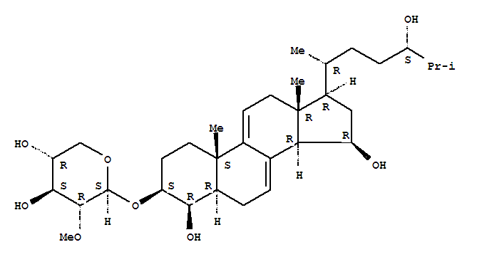 Cholestane,b-D-xylopyranoside deriv.