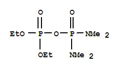 (Phosphoric diethyl)N,N,N,N-tetramethyldiamidophosphoric anhydride molecular structure