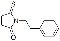2-Pyrrolidinone,  1-(2-phenylethyl)-5-thioxo- molecular structure