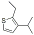 Thiophene,2-ethyl-3-(1-methylethyl)- molecular structure