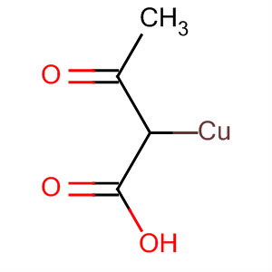 Butanoic acid, 3-oxo-, copper salt molecular structure