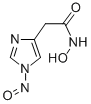 (1-NITROSO-1H-IMIDAZOL-4-YL)ACETOHYDROXAMICACID molecular structure