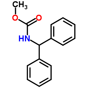 carbamic acid, n-(diphenylmethyl)-, methyl ester