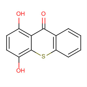 9H-Thioxanthen-9-one, 1,4-dihydroxy- molecular structure