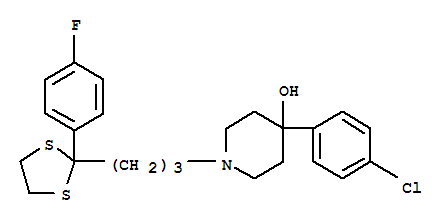 thioketal haloperidol molecular structure