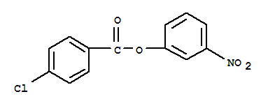 3-nitrophenyl 4-chlorobenzoate molecular structure