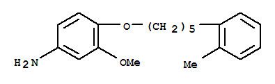 3-methoxy-4-{[5-(2-methylphenyl)pentyl]oxy}aniline