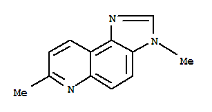 3H-Imidazo[4,5-f]quinoline,3,7-dimethyl- molecular structure