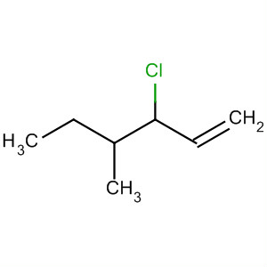 1-Hexene, 3-chloro-4-methyl- molecular structure
