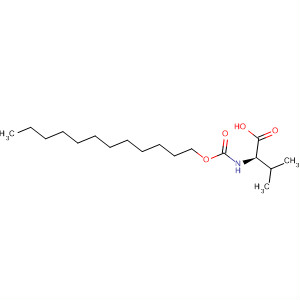 D-Valine, N-[(dodecyloxy)carbonyl]- molecular structure