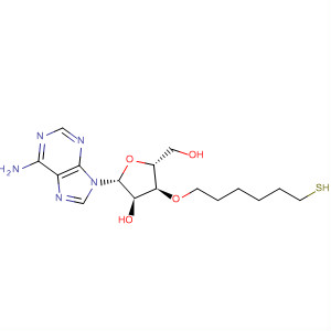 Adenosine, 3'-O-(6-mercaptohexyl)-