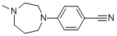 4-(4-METHYL-1,4-DIAZEPAN-1-YL)BENZONITRILE 97 molecular structure