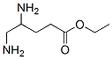 Pentanoic  acid,  4,5-diamino-,  ethyl  ester molecular structure
