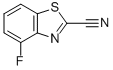 2-Benzothiazolecarbonitrile,4-fluoro- molecular structure