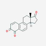 Estra-1,5,7,9-tetraene-3,4,17-trione(9CI) molecular structure