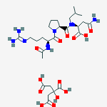 Ac-Arg-Pro-Asp-NH-isobutyl molecular structure