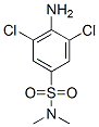 4-amino-3,5-dichloro-N,N-dimethylbenzenesulphonamide molecular structure