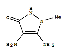 3H-Pyrazol-3-one,4,5-diamino-1,2-dihydro-1-methyl-