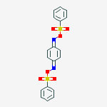 2,5-CYCLOHEXADIENE-1,4-DIIMINE,N,N'-BIS[(PHENYLSULFONYL)OXY]-,(1Z,4Z)- molecular structure