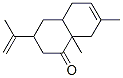 3,4,4a,5,8,8a-hexahydro-7,8a-dimethyl-3-(1-methylvinyl)naphthalen-1(2H)-one molecular structure