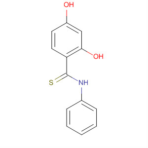 Benzenecarbothioamide, 2,4-dihydroxy-N-phenyl- molecular structure