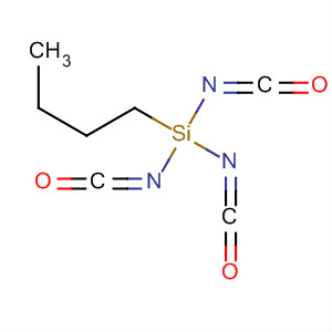 Silane, butyltriisocyanato- molecular structure