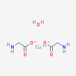 Copper;2-aminoacetate;hydrate