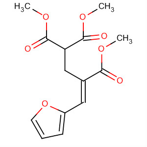 3-Butene-1,1,3-tricarboxylic acid, 4-(2-furanyl)-, trimethyl ester, (3E)- molecular structure