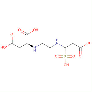 Aspartic acid, N-[2-[(2-carboxy-1-sulfoethyl)amino]ethyl]- molecular structure