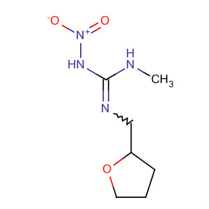 Guanidine, N-methyl-N'-nitro-N''-[(tetrahydro-2-furanyl)methyl]- molecular structure