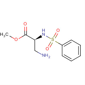 Alanine, 3-amino-N-(phenylsulfonyl)-, methyl ester molecular structure