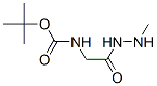 Glycine,N-[(1,1-dimethylethoxy)carbonyl]-, 2-methylhydrazide molecular structure
